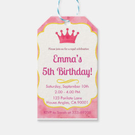 Zazzlemade Royal Kindergeburtstag Einladungskarte Geschenkanhänger