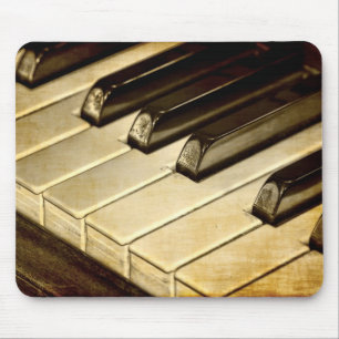 ZazzleTops Auszeichnung! Vintage-Piano-Tasten-Maus Mousepad