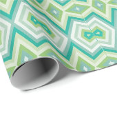 ZazzleWrapMagic: Farbpalette Umzugspapier Geschenkpapier (Rolleneckpunkt)