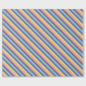 ZazzleWrapMagic: Farbpalette Umzugspapier Geschenkpapier (Flach)