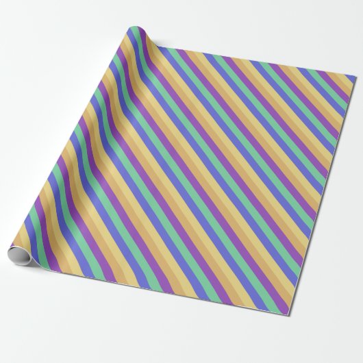 ZazzleWrapMagic: Farbpalette Umzugspapier Geschenkpapier (Ungerollt)