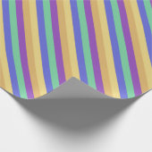 ZazzleWrapMagic: Farbpalette Umzugspapier Geschenkpapier (Ecke)