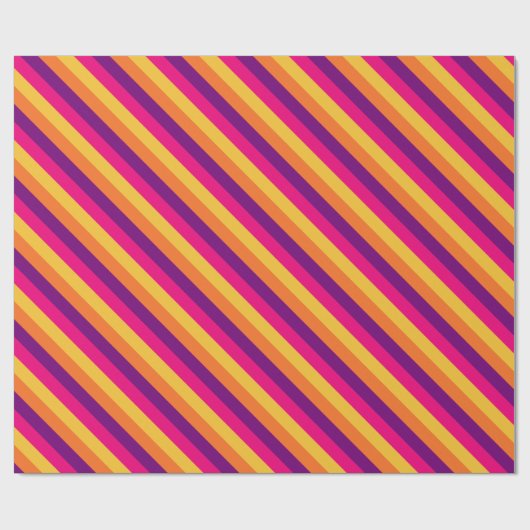 ZazzleWrapMagic: Farbpalette Umzugspapier Geschenkpapier (Flach)