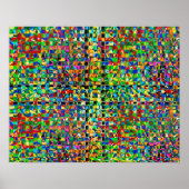 Zazzling-Regenwaldmuster Poster (Vorne)