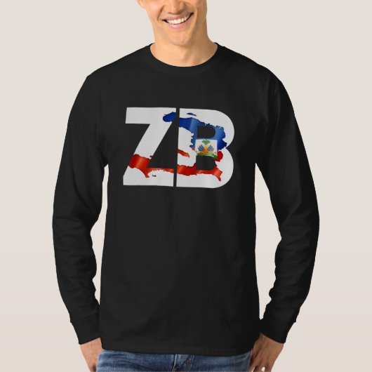 ZB aka Zoe Boy Haitian Flag T-Shirt (Vorderseite)
