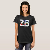 ZB alias Zoe Boy Haitian-Flagge T-Shirt (Vorne ganz)