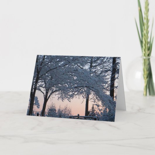 ZB-, inspirierend Natur-Weihnachtskarten Feiertagskarte (Vorderseite)