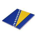 zBA001 BOSNIAN FLAG, Bosnien und Herzegowina, Fliese<br><div class="desc">Hier finden Sie das Andenken Ihres Urlaubs. (zBA001 BOSNIAN FLAG,  Bosnien und Herzegowina,  Keramik Kachel). Erleben Sie Freunde und Verwandte mit den einzigartigen Souvenirs von Ihrer großartigen Reise. Probier uns! #LeoPepeDesign - Europa bosnia und herzegovina,  leopepedesign,  Reise-Foto Tourismus,  Geschenk-Andenken Gadget Keramik Fliesen.</div>