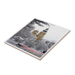 zBA004 SARAJEVO ORTHODOX CHURCH Bosnien-Herzegowin Fliese