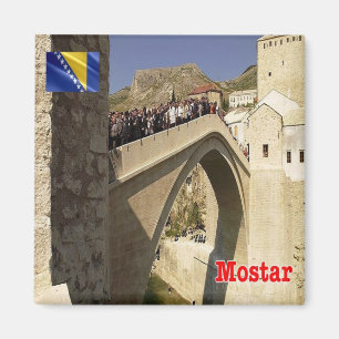 zBA007 MOSTAR Bosnien und Herzegowina - Kühlschran Magnet