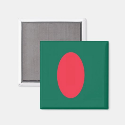zBD001 Bangladeshi FLAG Bangladesch, Kühlschrank Magnet (Vorderseite/Rückseite)