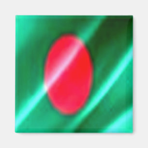 zBD002 Bangladesch schwellend FLAG Bangladesh, Küh Magnet