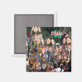 zBD005 Festtag in DHAKA, Bangladesch, Kühlschrank Magnet (Vorderseite/Rückseite)