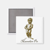 zBE003 MANNEKEN PIS Brüssel Brüssel Kühlschrank Magnet (Vorderseite/Rückseite)
