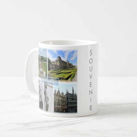 zBE005 BRÜSSEL, Manneken Pis, Belgien, Tasse Kaffe (Vorderseite Links)