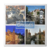 zBE007 BRUGES Belgien, Fliese (Vorderseite)