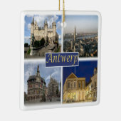 zBE008 ANTWERP Belgien, Keramikornament (Rechts)