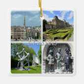 zBE009 BRÜSSEL Bruxelles Belgien, Keramikornament (Vorderseite)