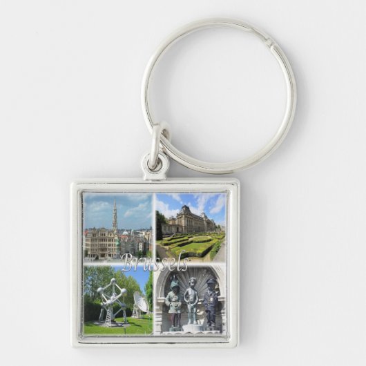 zBE009 BRÜSSEL Bruxelles Belgien, Schlüsselanhänger (Vorne)