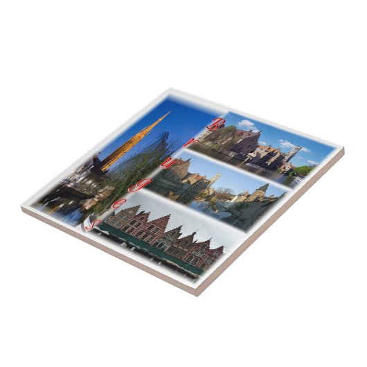 zBE010 BRUGES Belgien, Fliese (Seite)