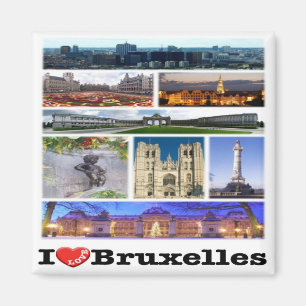 zBE013 BRÜSSEL BRUXELLES Belgien, Kühlschrank Magnet