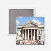 zBE030 BRÜSSEL BRUXELLES Bourse Belgien, Kühlschra Magnet (Vorderseite/Rückseite)