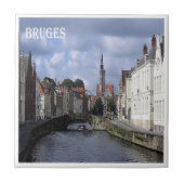 zBE032 BRUGES Belgien, Fliese (Vorderseite)