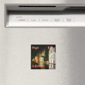 zBE045 BRUGES The Groenerei, Belgien, Kühlschrank Magnet (In Situ (Geschirrspüler))