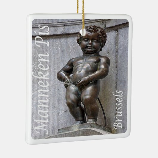 zBE046 MANNEKEN PIS Brüssel Brüssel Keramikornament (Rechts)