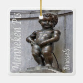 zBE046 MANNEKEN PIS Brüssel Brüssel Keramikornament (Rückseite)