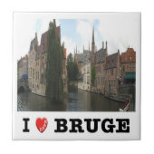 zBE051 BRUGES, I Liebe, Fliese (Vorderseite)