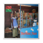 zBF014 BURKINA FASO, Burkinabé, Afrika, Fliese (Vorderseite)