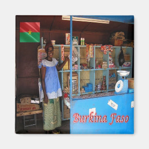 zBF014 BURKINA FASO, Burkinabé, Afrika,Kühlschrank Magnet