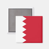 zBH001 Bahraini FLAG Bahrain, Kühlschrank Magnet (Vorderseite/Rückseite)