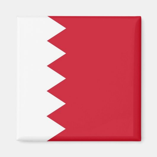 zBH001 Bahraini FLAG Bahrain, Kühlschrank Magnet (Vorne)
