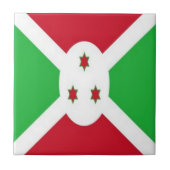 zBI001 BURUNDI FLAG, Afrika, Fliese (Vorderseite)