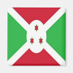 zBI001 BURUNDI FLAG, Afrika, Kühlschrank Magnet