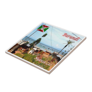 zBI006 LAKE NYANZA, Burundi, Afrika Fliese