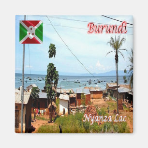 zBI006 LAKE NYANZA, Burundi, Afrika, Kühlschrank Magnet