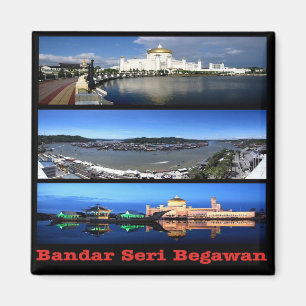 zBN005 BANDAR SERI BEGAWAN, Brunei, Kühlschrank Magnet