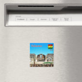 zBO013 TIAHUANACO, Bolivien, Amerika, Kühlschrank Magnet (In Situ (Geschirrspüler))