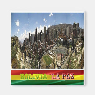 zBO017 LA PAZ, Bolivien, Amerika, Kühlschrank Magnet