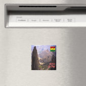 zBO023 LA PAZ, Luna Valley, Bolivien, Kühlschrank Magnet (In Situ (Geschirrspüler))