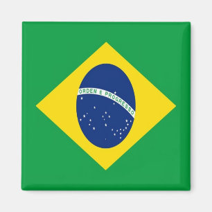 zBR001 BRAZIL FLAG, Amerika, Kühlschrank Magnet