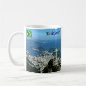 zBR023 Panorama von RIO DE JANEIRO, Brasilien, Kaffeetasse (Links)