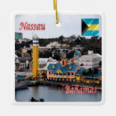 zBS009 NASSAU, Cruise Ship Terminal, Bahamas, Keramikornament (Vorderseite)