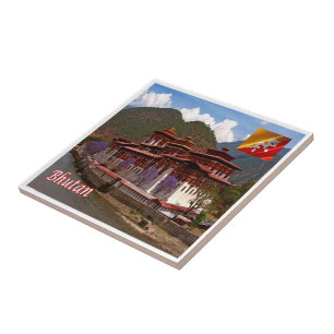 zBT005 PUNAKHA, Bhutan, Asien Fliese
