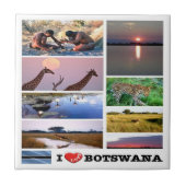 zBW003 BOTSWANA I LIEBE, Mosaik, Fliese (Vorderseite)