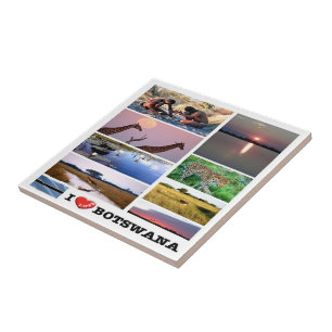 zBW003 BOTSWANA I LIEBE, Mosaik, Fliese