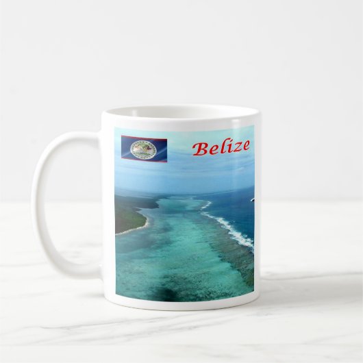 zBZ005 BELIZE Barrier Reef, Amerika Kaffeetasse (Links)